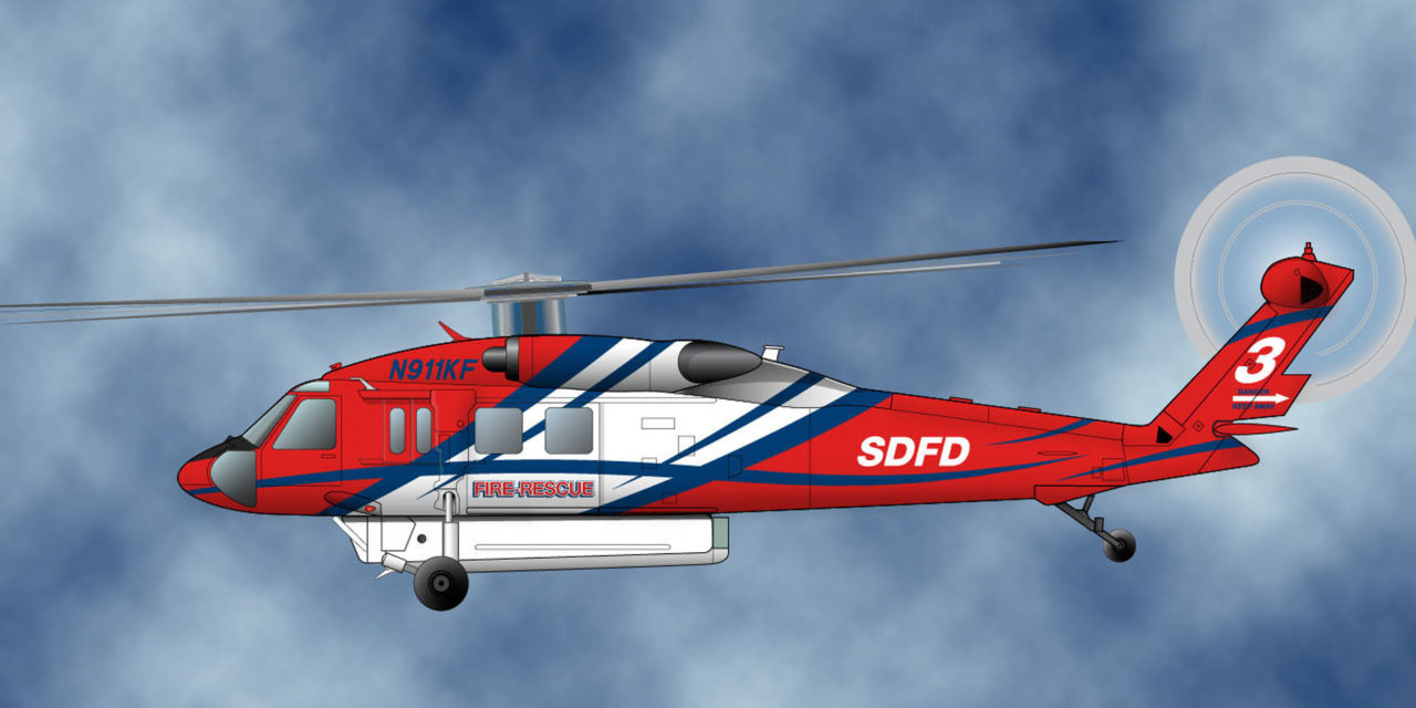 Sikorsky notified that the City of San Diego intends to purchase an S-70i Black Hawk helicopter for firefighting and search and rescue