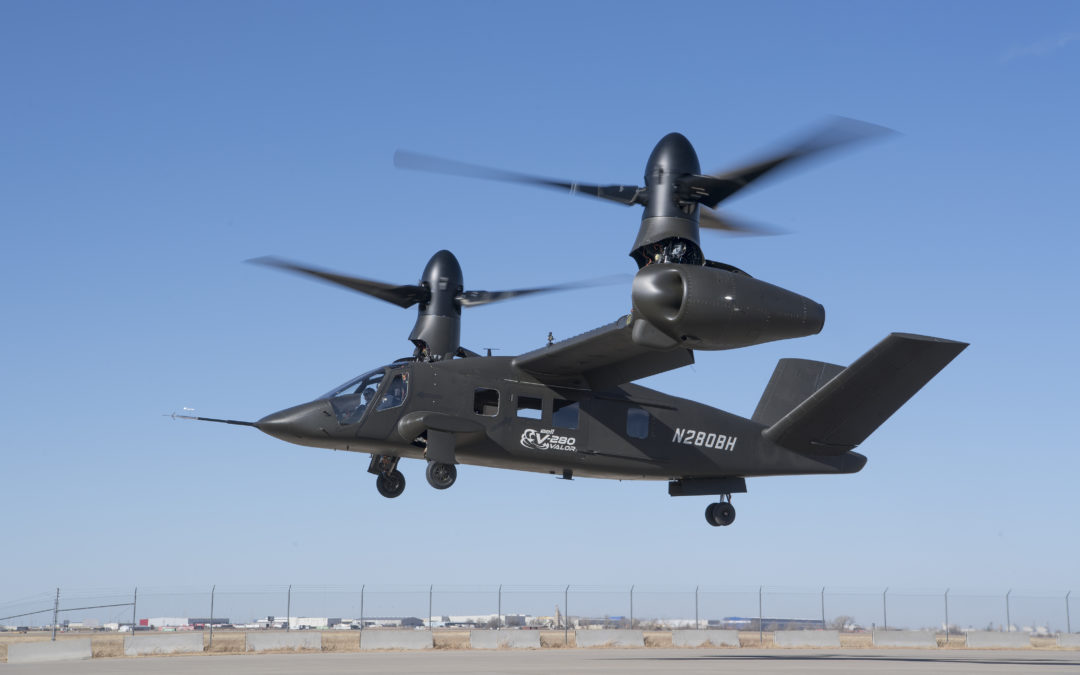 The Bell V-280 Valor demonstrates low-speed agility manoeuvres