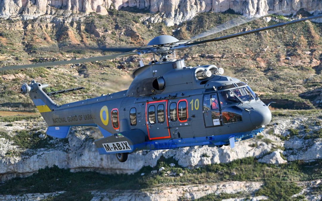 Ukraine receives its first H225s refitted by Airtelis