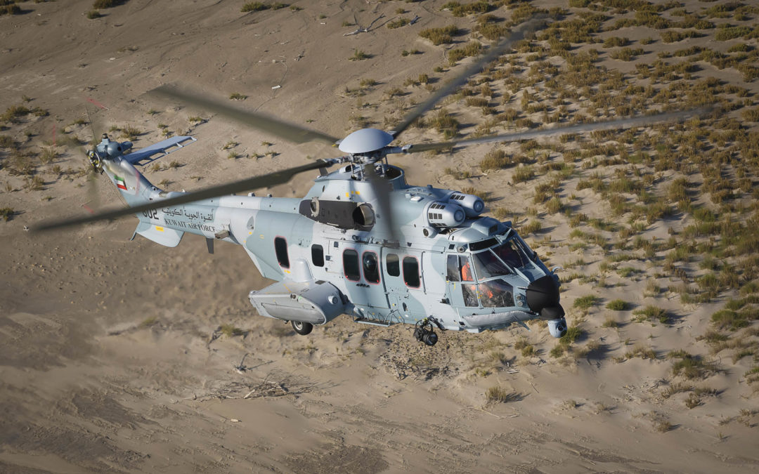 Flight testing begins for the first H225Ms for Kuwait