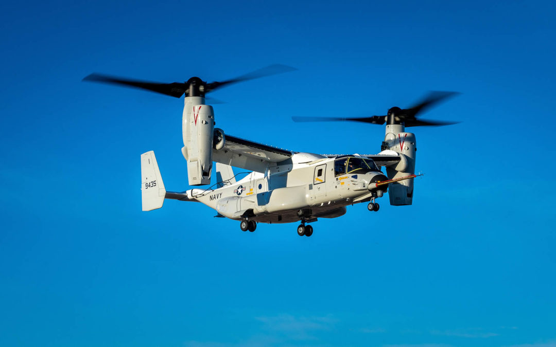 
Bell Boeing CMV-22B Osprey successfully completes first flight