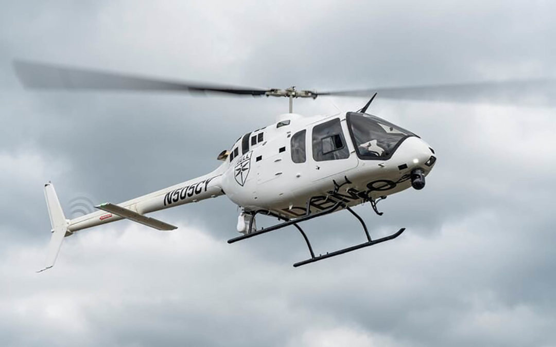 
First Bell manufactured public safety configured Bell 505 delivered