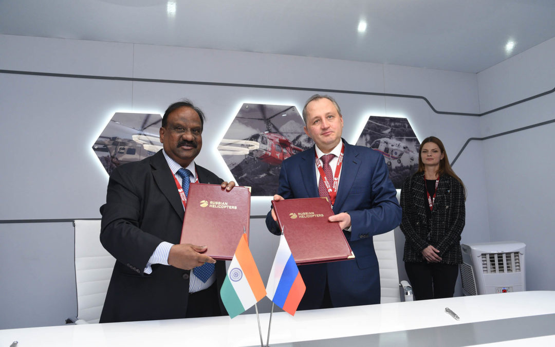 
Russian Helicopters signs an events roadmap for Ka-226T localization in India