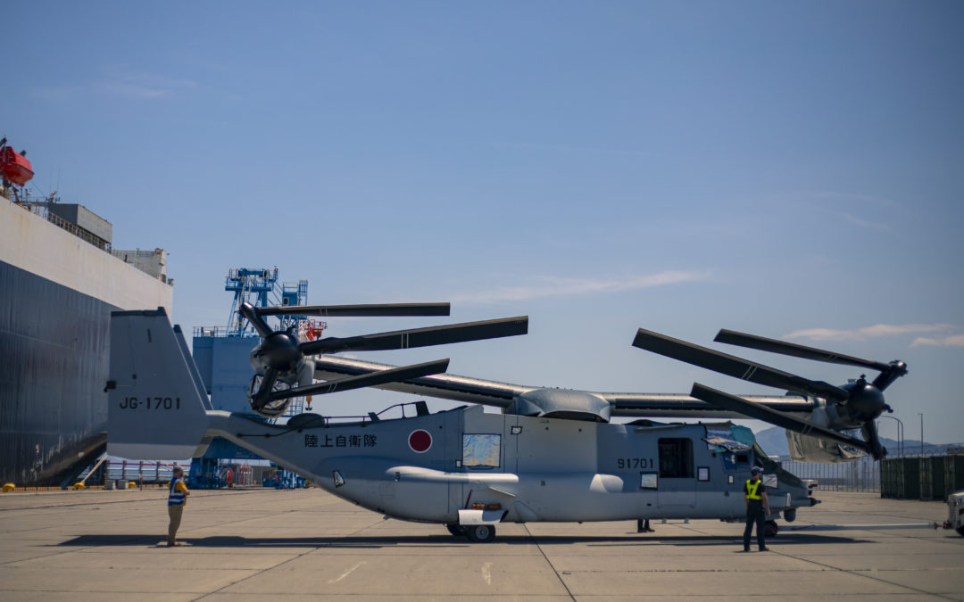 First V-22s arrive in Japan