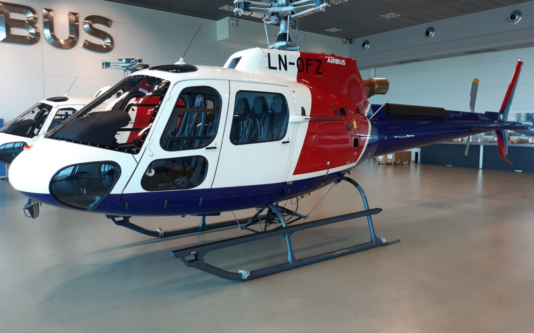 first helicopters under e-delivery process