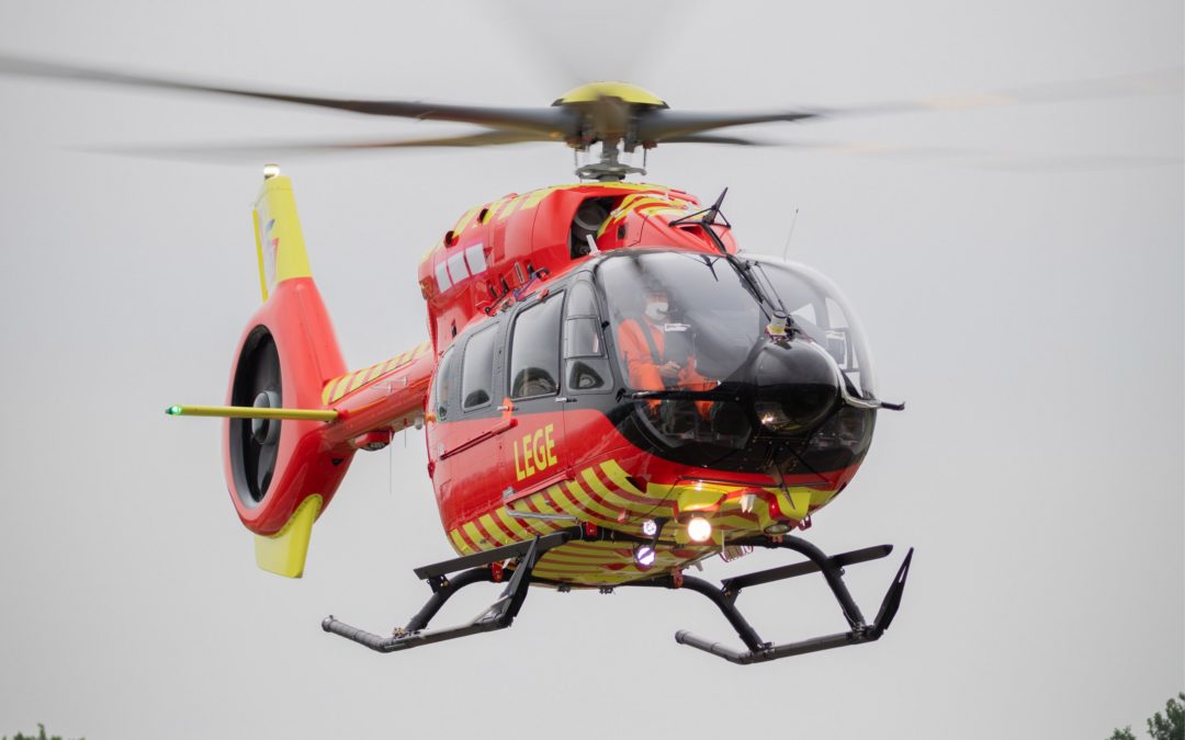 Norwegian Air Ambulance Foundation receives first ever five-bladed Airbus H145 helicopter